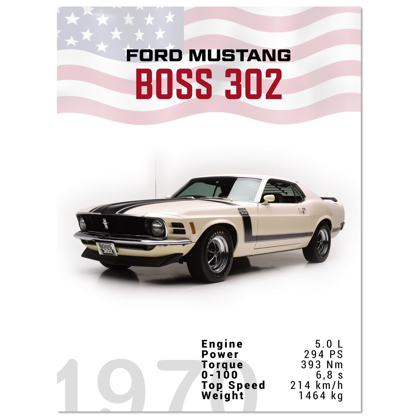 Ford Mustang 1970 Boss 302 (MUSTANG16)