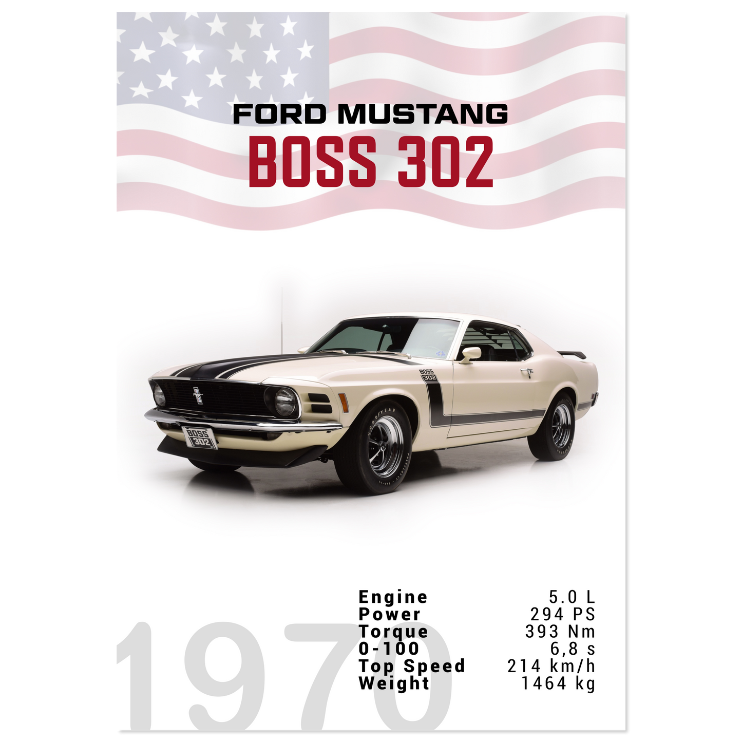 Ford Mustang 1970 Boss 302 (MUSTANG16)