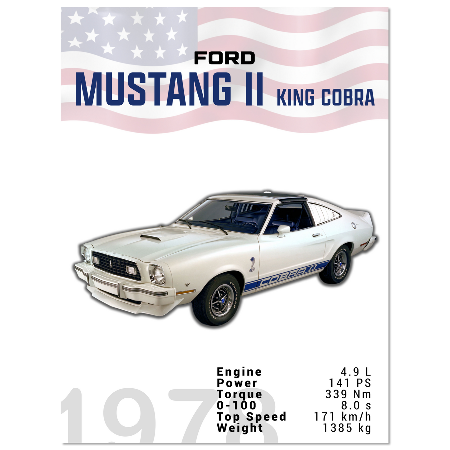 Ford Mustang 1978 II King Cobra (MUSTANG17)