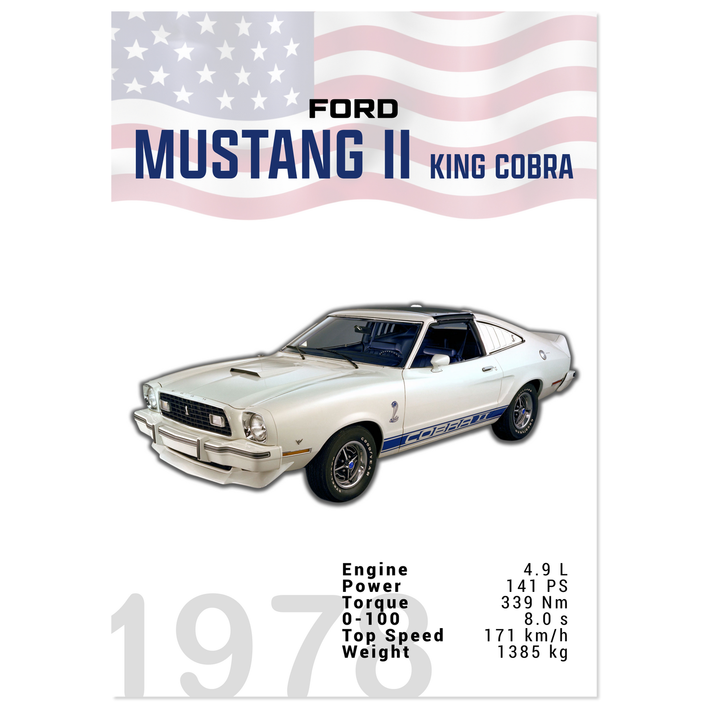 Ford Mustang 1978 II King Cobra (MUSTANG17)