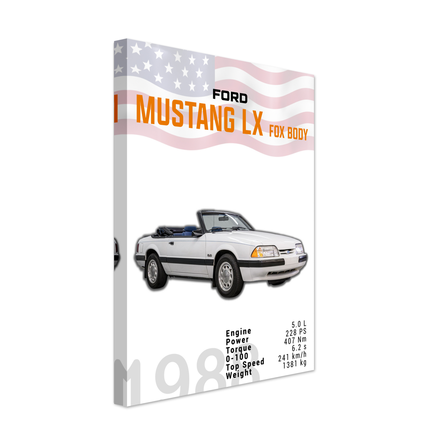 Ford Mustang 1988 LX Fox Body (MUSTANG18)