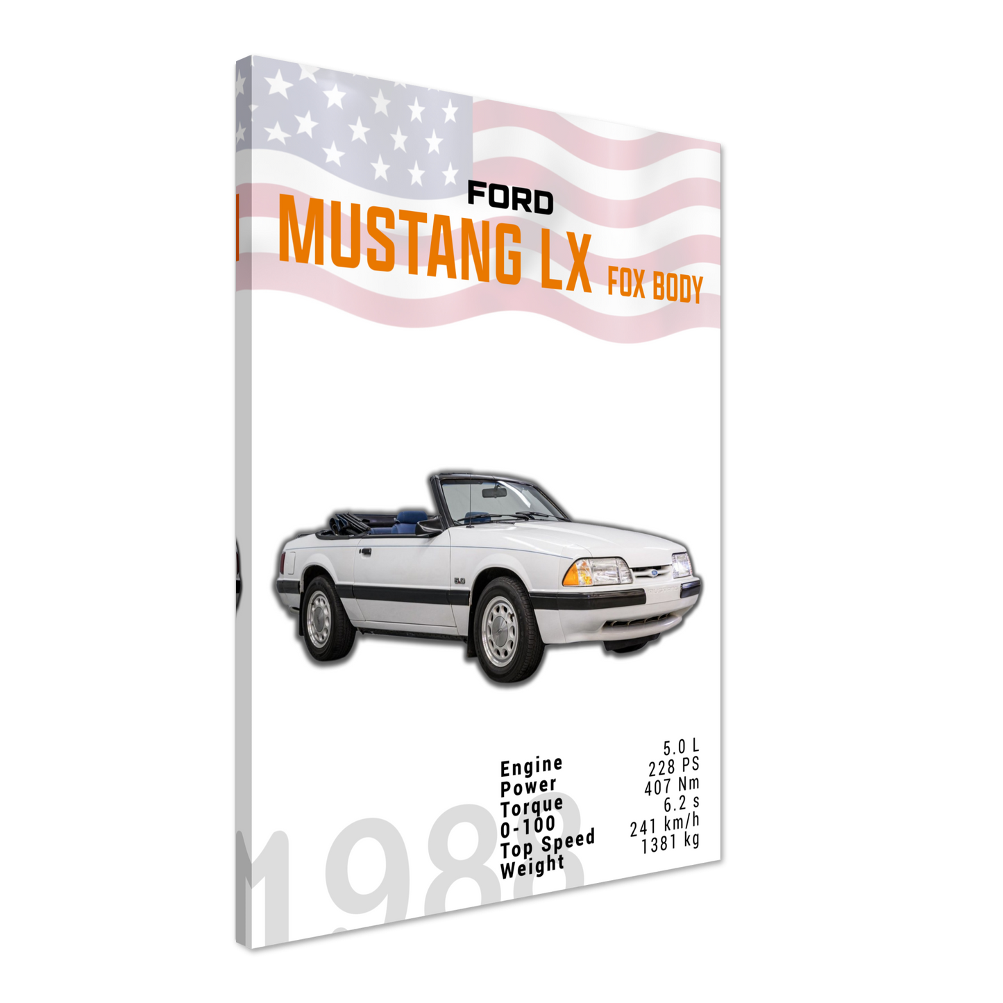 Ford Mustang 1988 LX Fox Body (MUSTANG18)