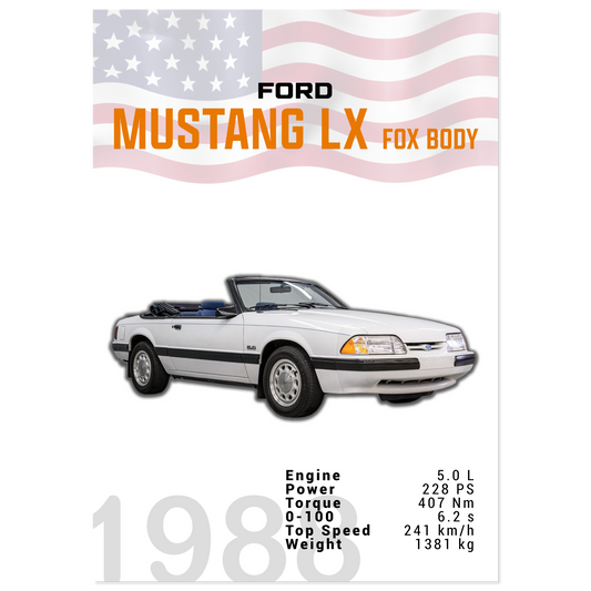 Ford Mustang 1988 LX Fox Body (MUSTANG18)