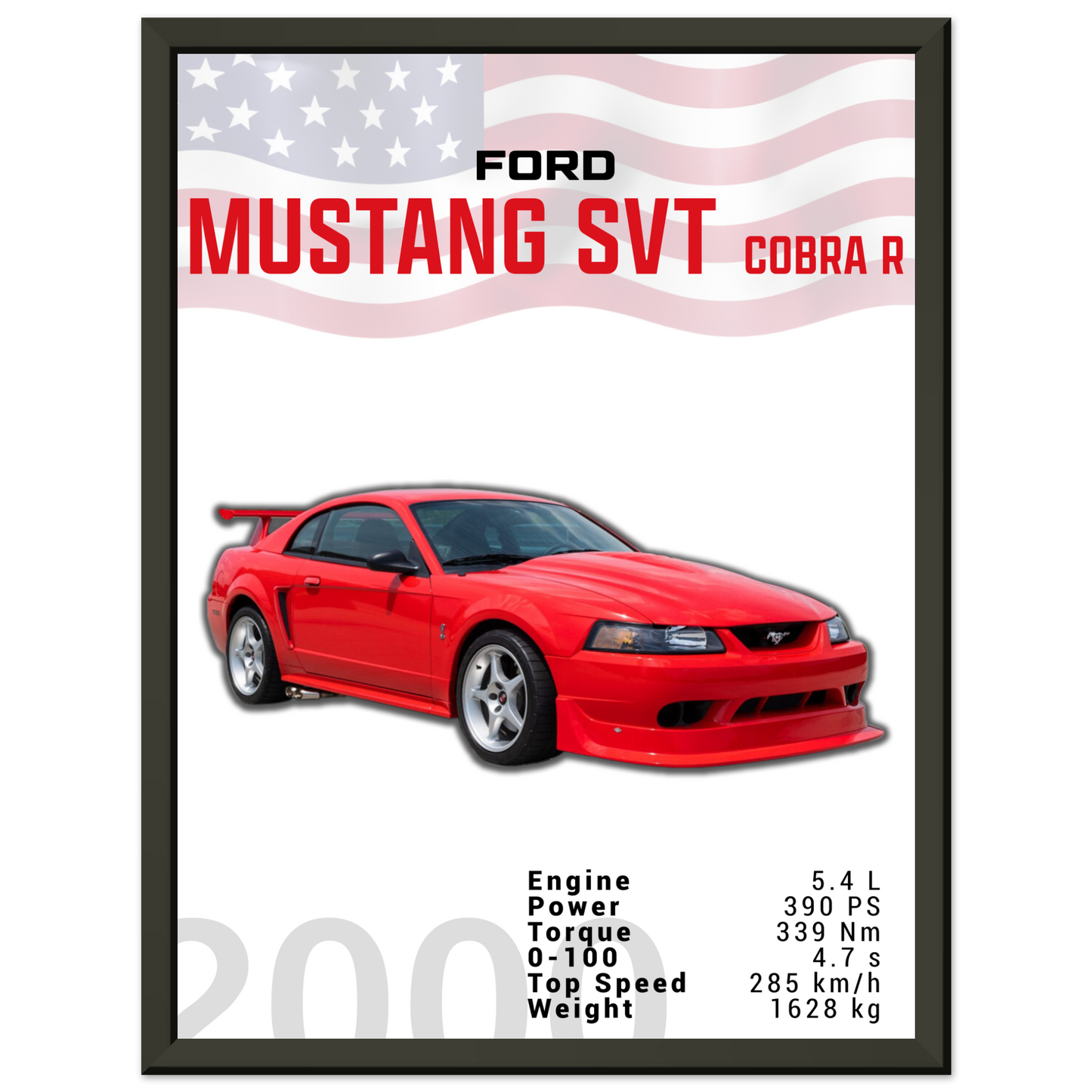 Ford Mustang 2000 SVT Cobra R (MUSTANG19)
