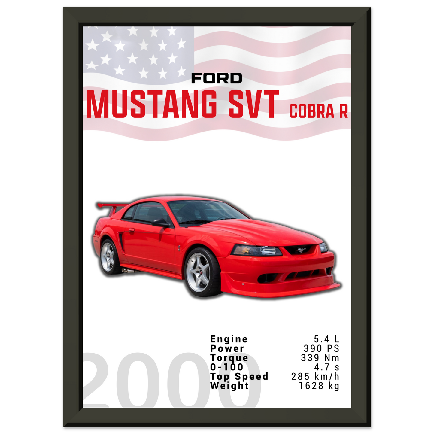 Ford Mustang 2000 SVT Cobra R (MUSTANG19)