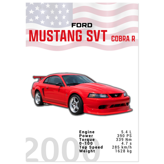 Ford Mustang 2000 SVT Cobra R (MUSTANG19)