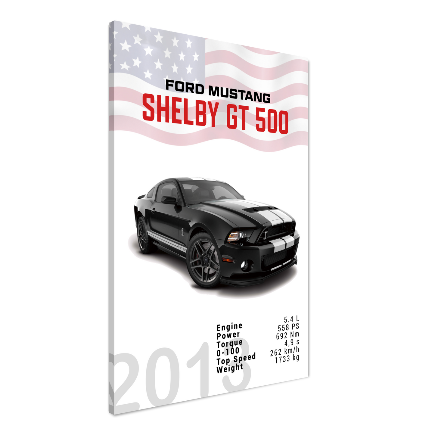 Ford Mustang 2013 Shelby GT500 S197 (MUSTANG03)