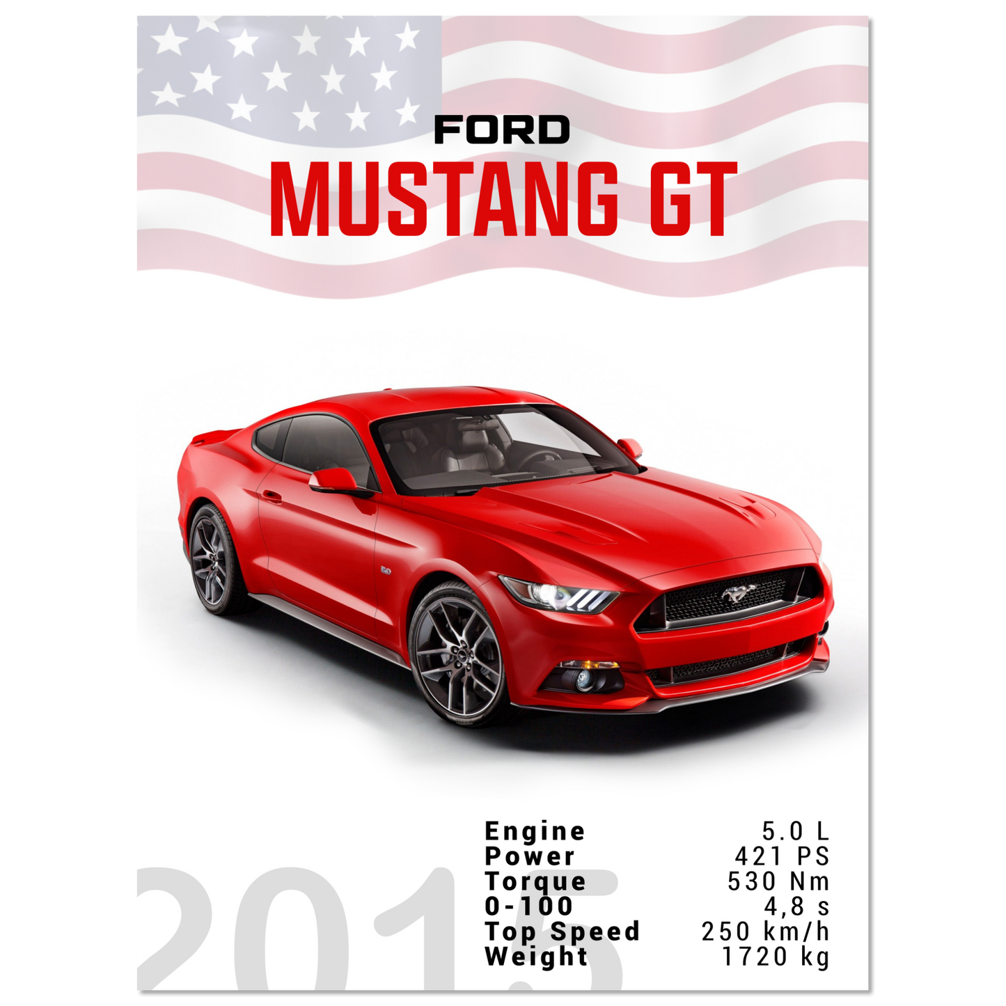 Ford Mustang 2015 GT S550 (MUSTANG07)