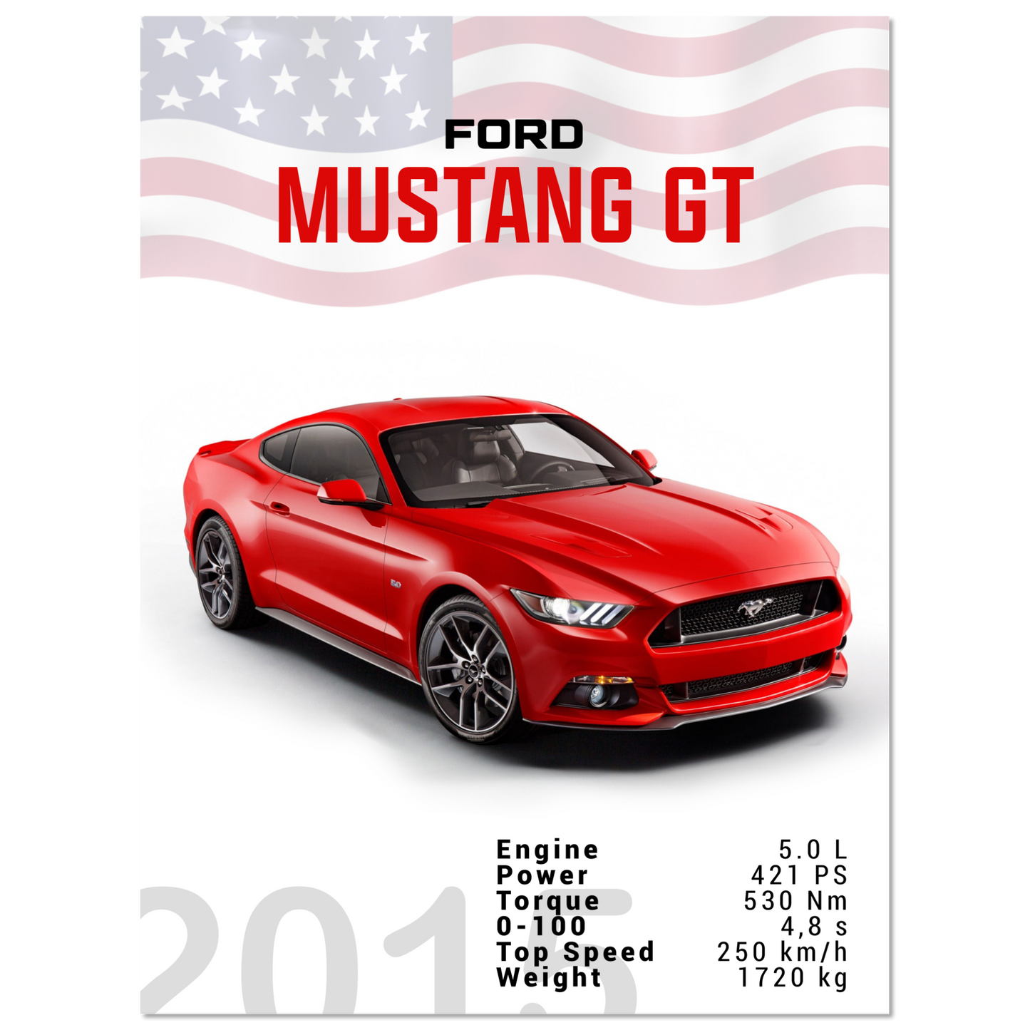 Ford Mustang 2015 GT S550 (MUSTANG07)