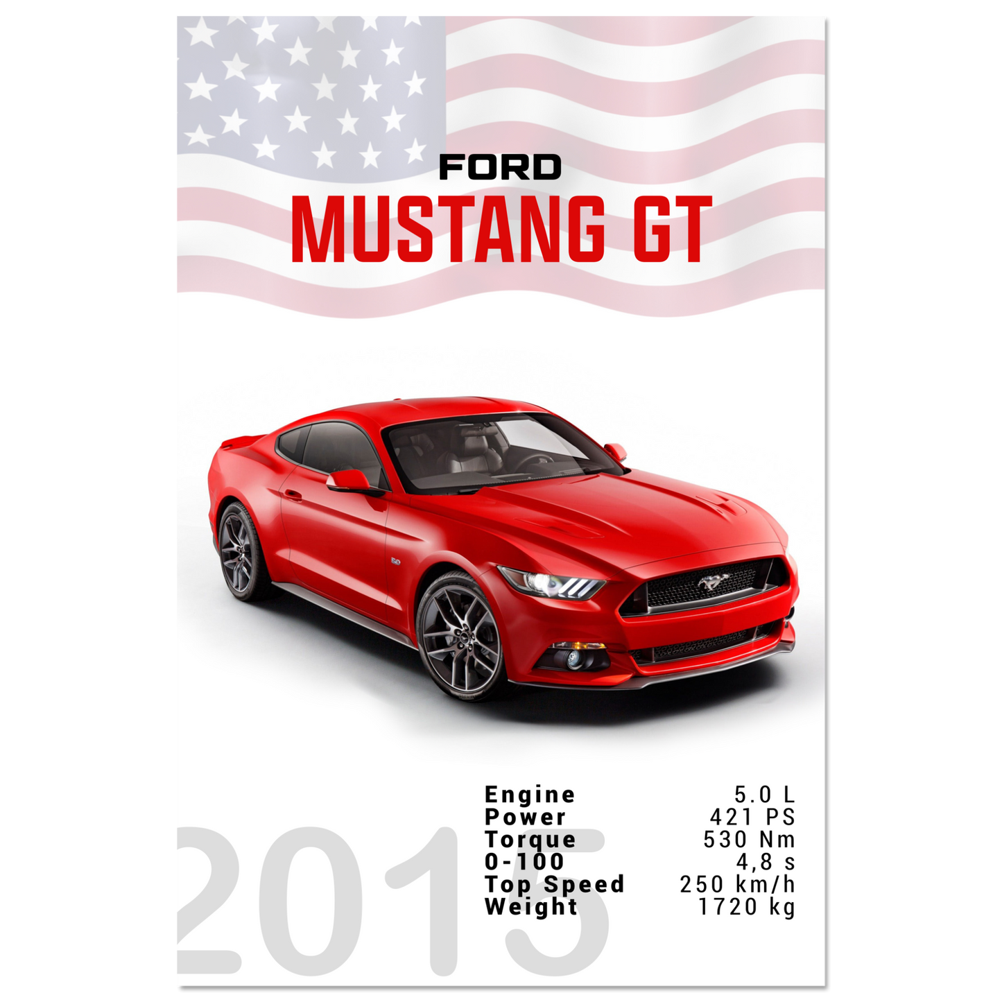 Ford Mustang 2015 GT S550 (MUSTANG07)