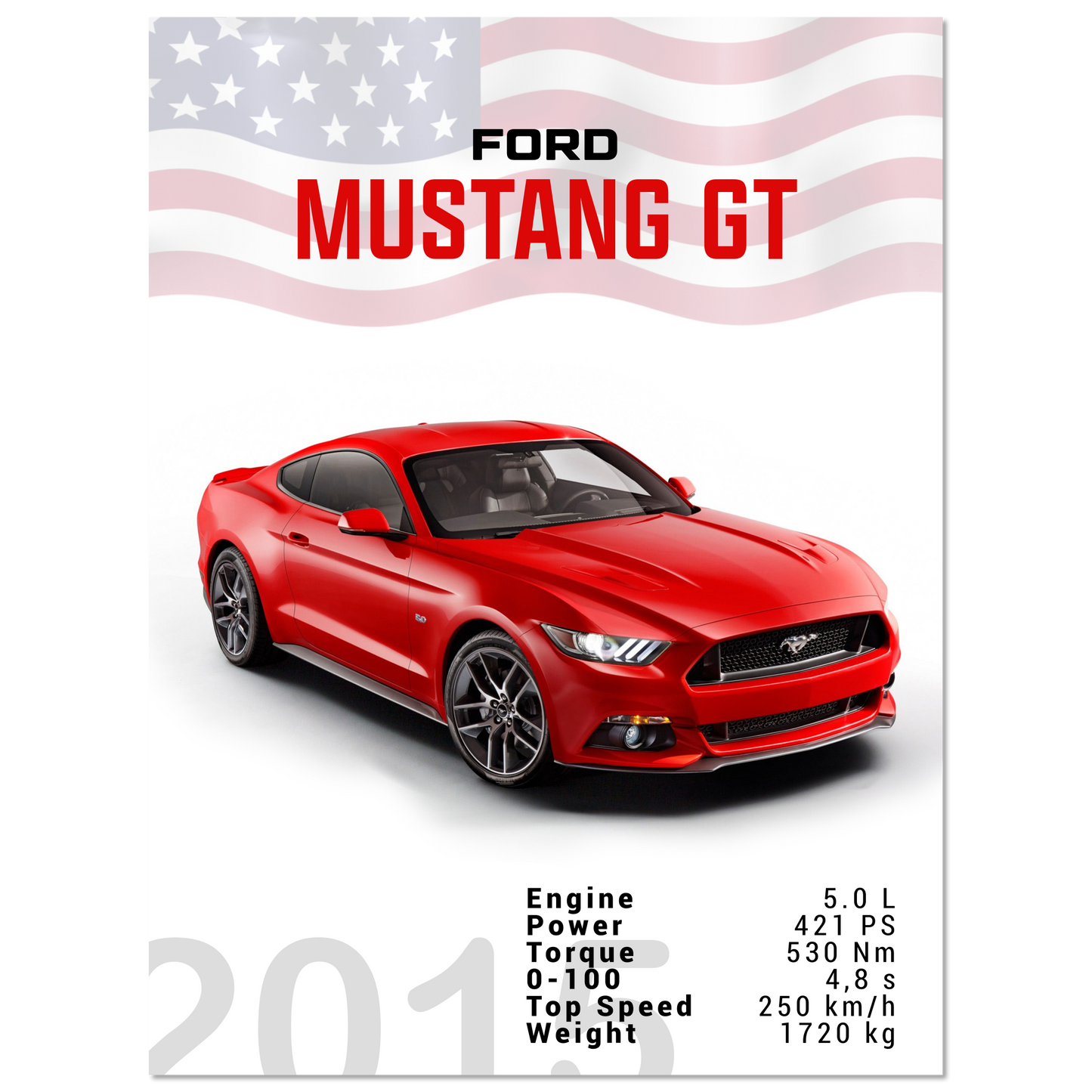Ford Mustang 2015 GT S550 (MUSTANG07)