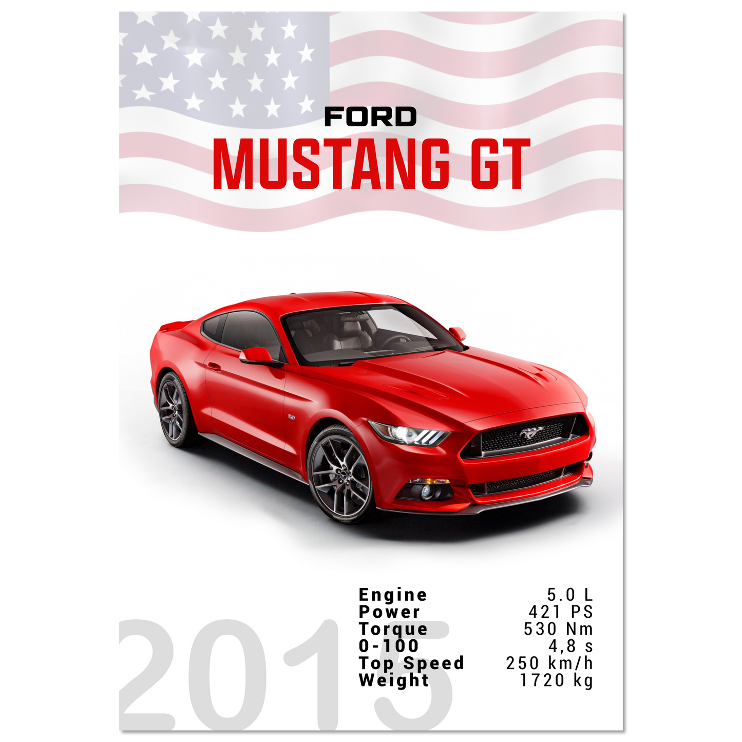 Ford Mustang 2015 GT S550 (MUSTANG07)
