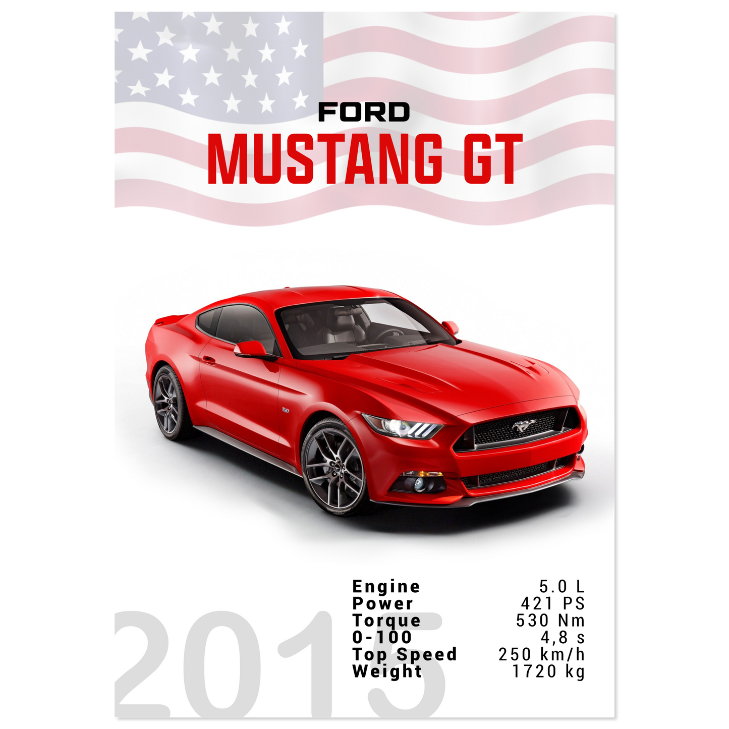 Ford Mustang 2015 GT S550 (MUSTANG07)