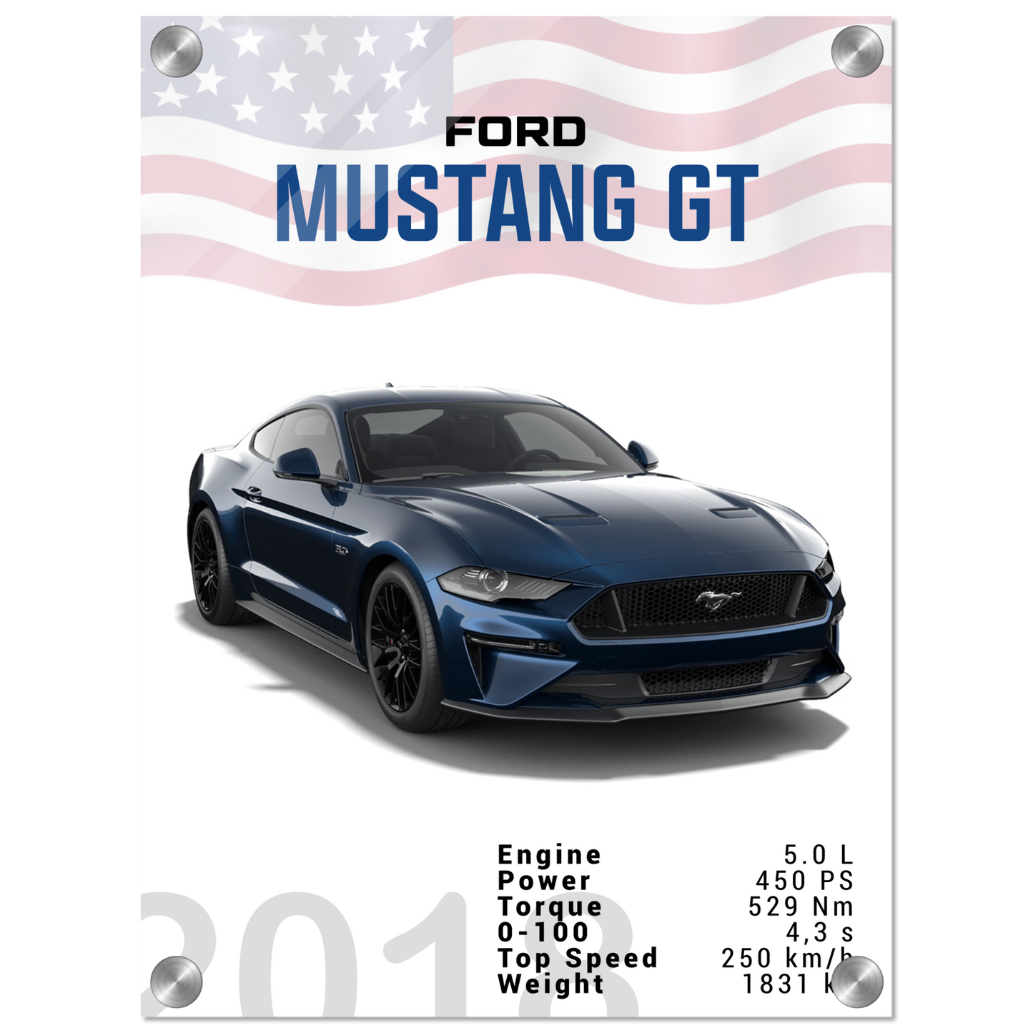 Ford Mustang 2018 GT S550 (MUSTANG08)