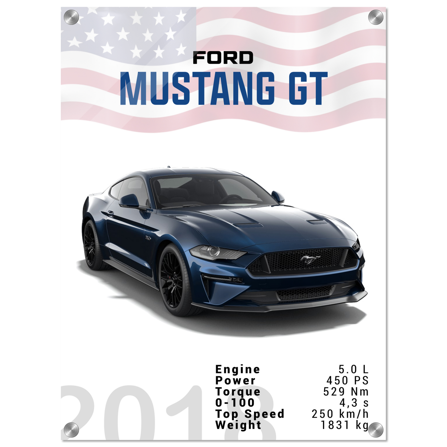 Ford Mustang 2018 GT S550 (MUSTANG08)