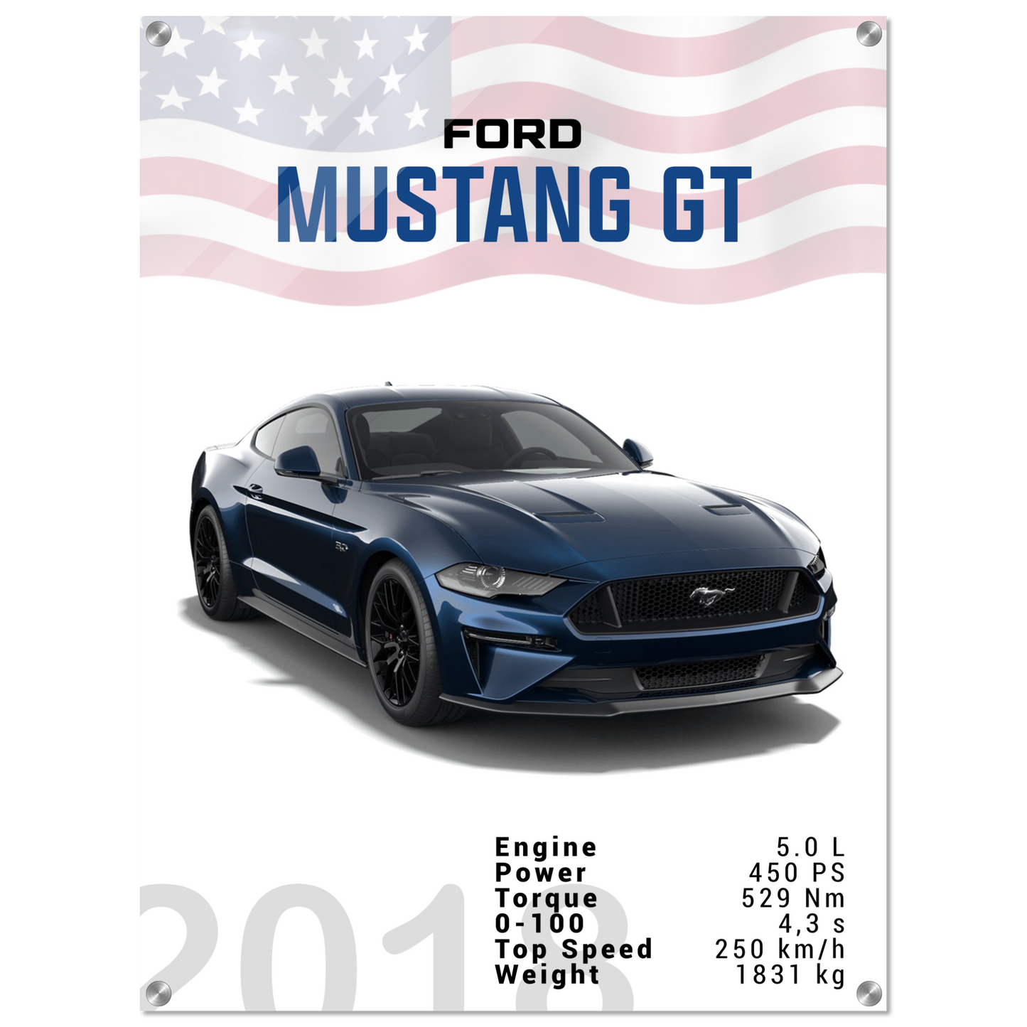 Ford Mustang 2018 GT S550 (MUSTANG08)