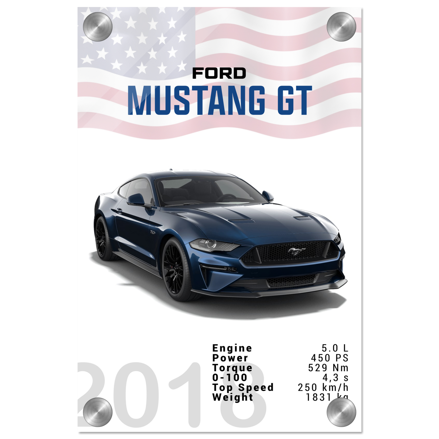 Ford Mustang 2018 GT S550 (MUSTANG08)