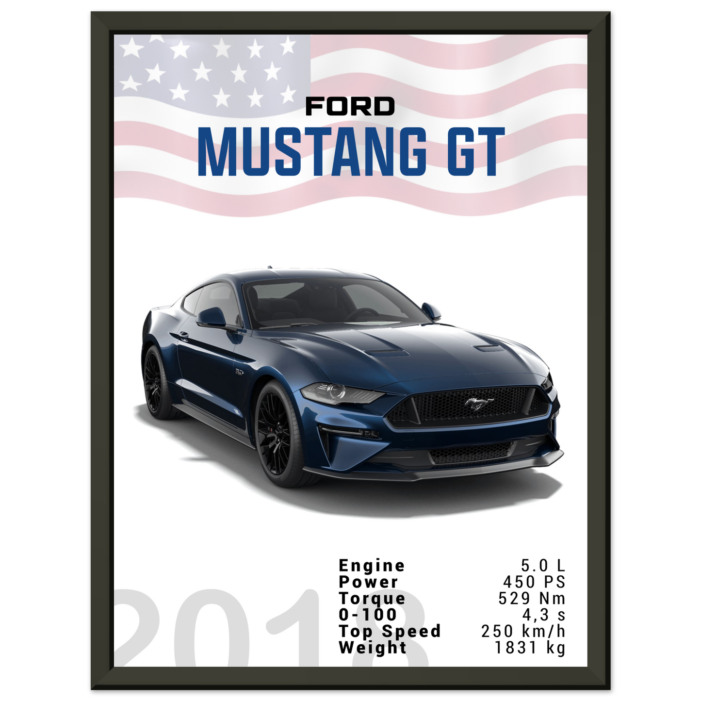 Ford Mustang 2018 GT S550 (MUSTANG08)