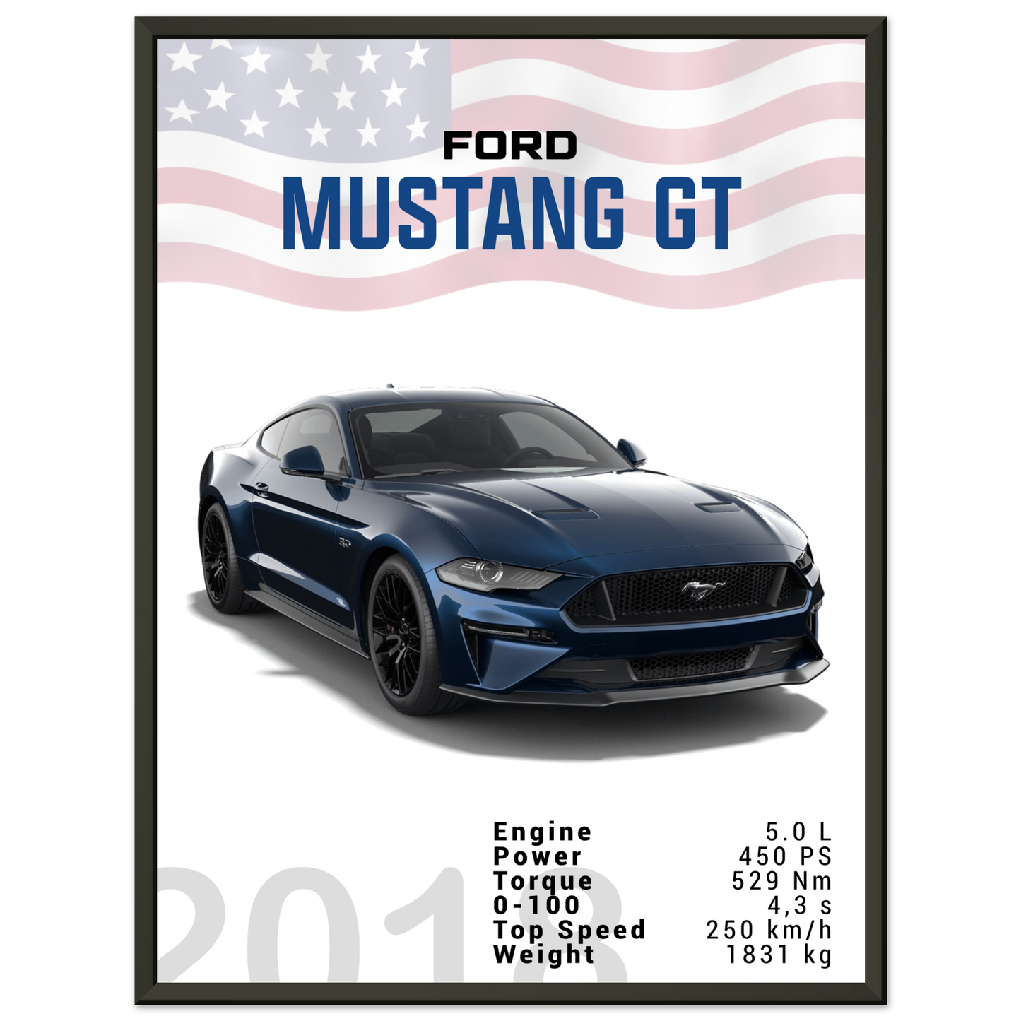 Ford Mustang 2018 GT S550 (MUSTANG08)
