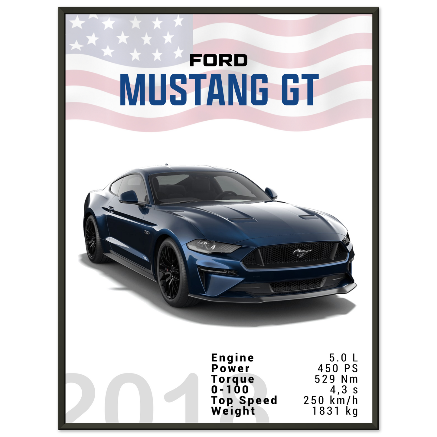 Ford Mustang 2018 GT S550 (MUSTANG08)