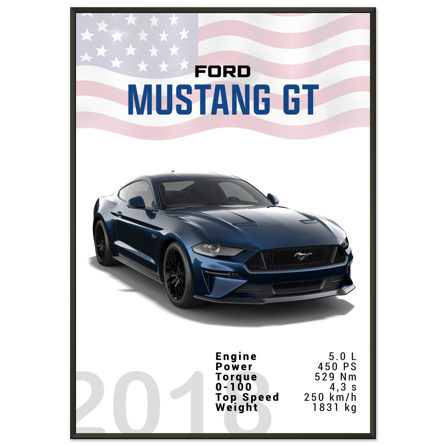 Ford Mustang 2018 GT S550 (MUSTANG08)