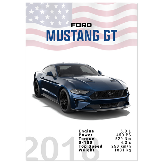 Ford Mustang 2018 GT S550 (MUSTANG08)