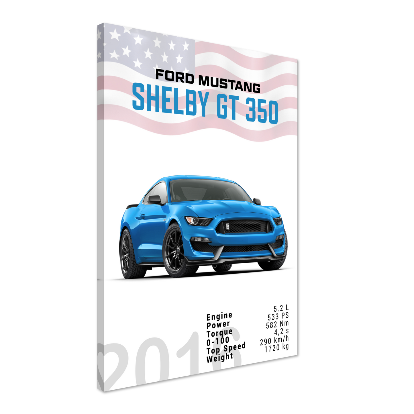 Ford Mustang 2016 Shelby GT350 S550 (MUSTANG09)