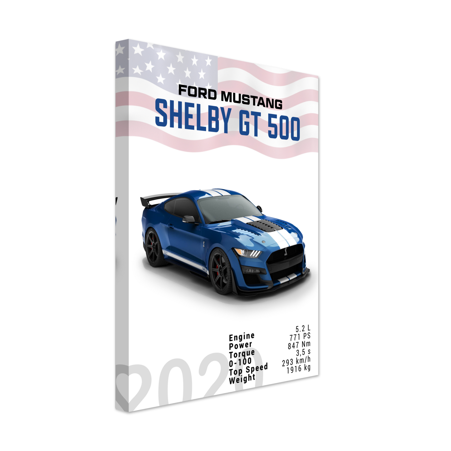 Ford Mustang 2020 Shelby GT500 S550 (MUSTANG04)