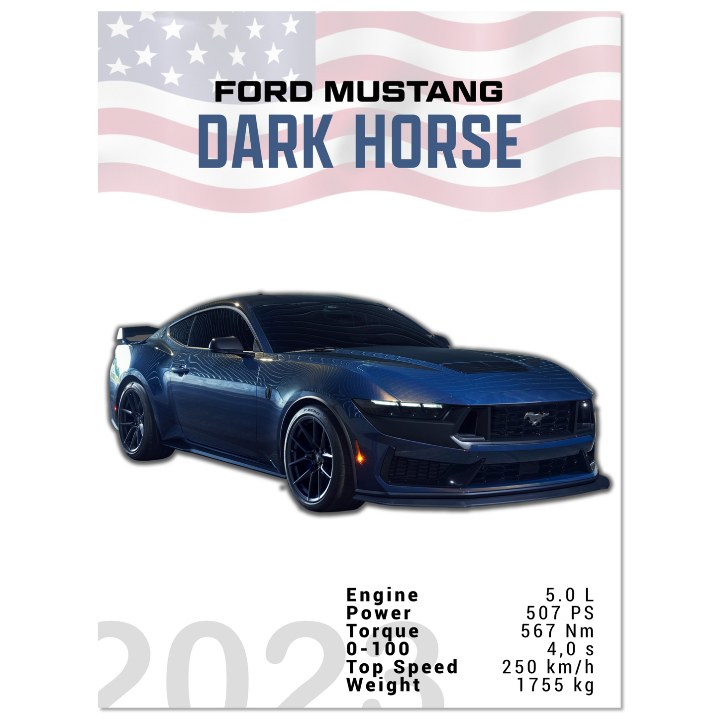 Ford Mustang 2023 Dark Horse S650 (MUSTANG05)
