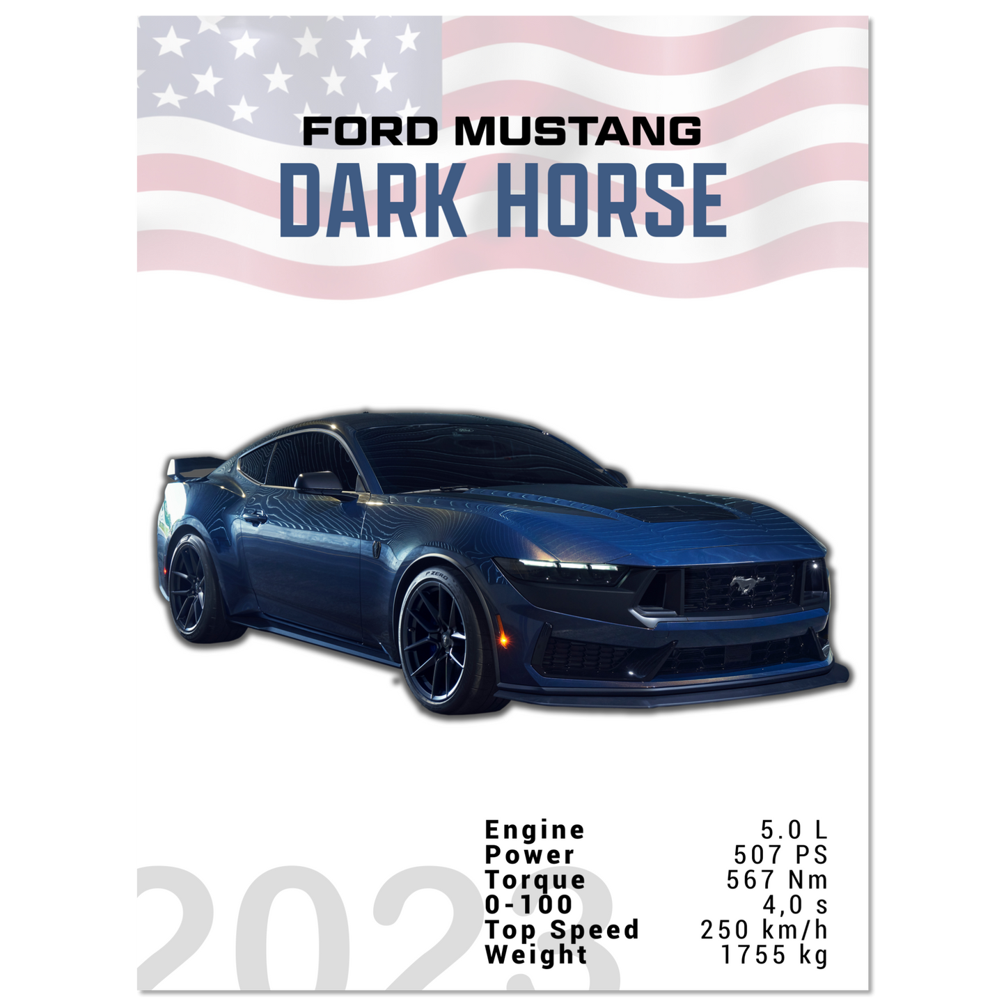Ford Mustang 2023 Dark Horse S650 (MUSTANG05)