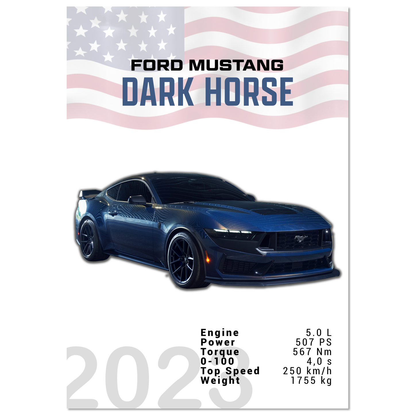 Ford Mustang 2023 Dark Horse S650 (MUSTANG05)