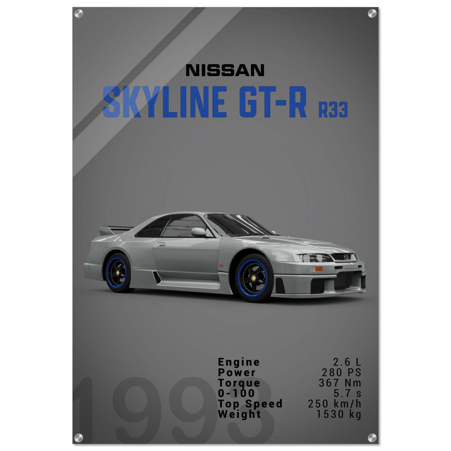 Nissan Skyline GT-R R33 (NISSAN04D)