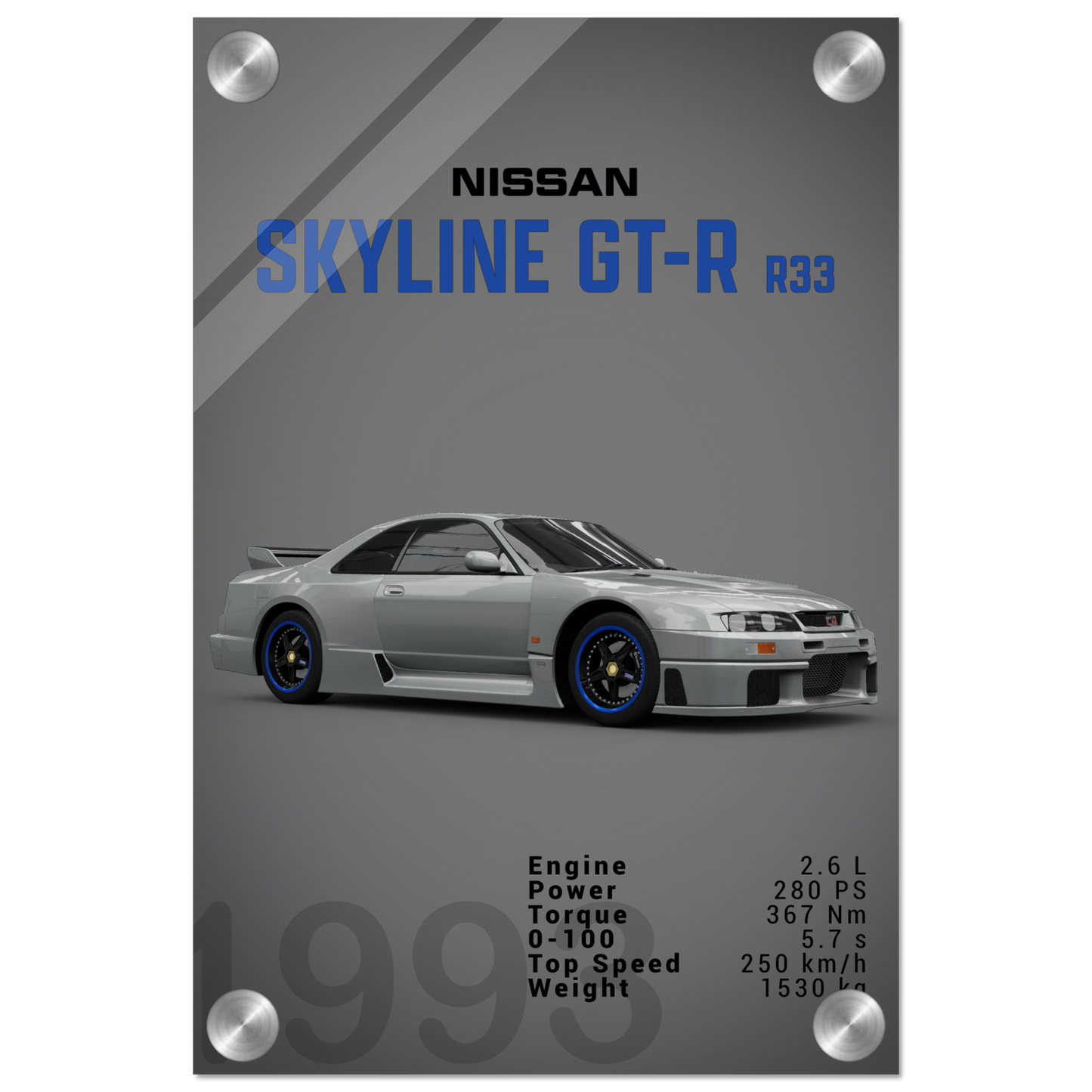 Nissan Skyline GT-R R33 (NISSAN04D)