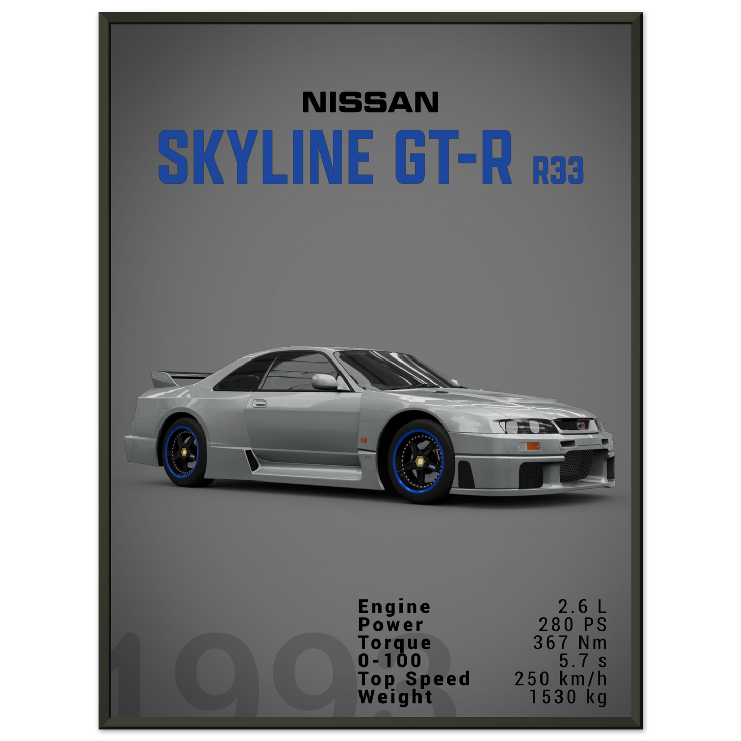 Nissan Skyline GT-R R33 (NISSAN04D)
