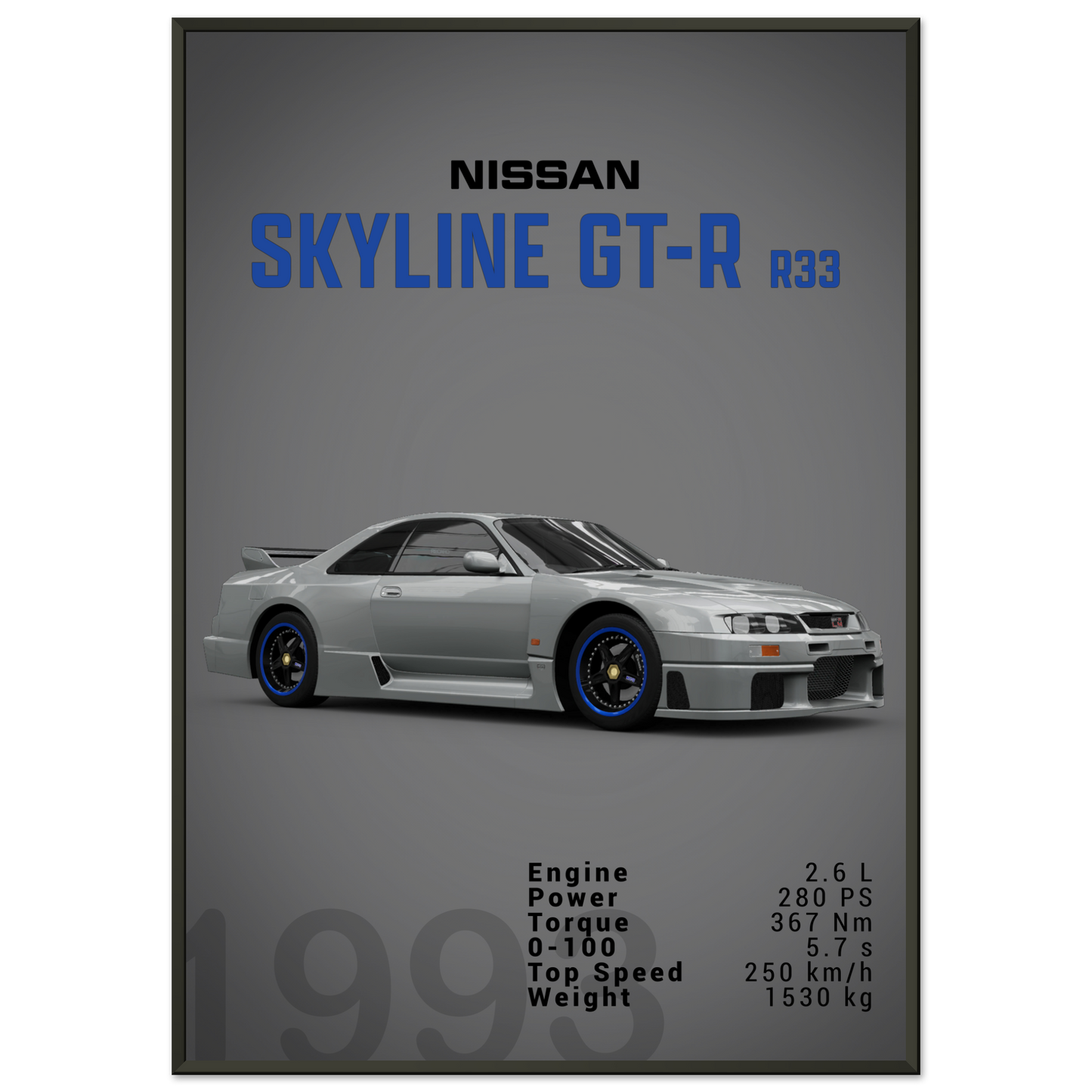 Nissan Skyline GT-R R33 (NISSAN04D)