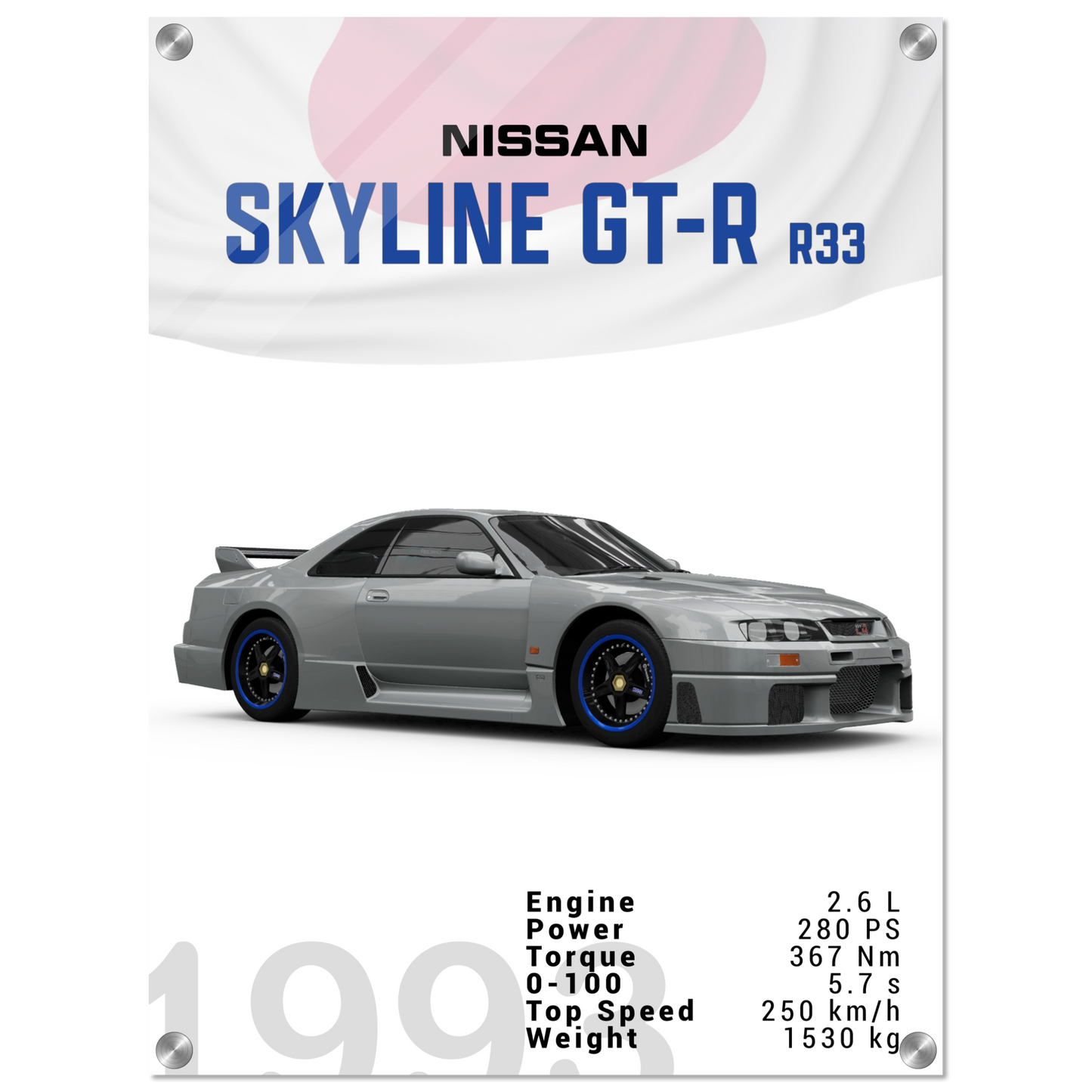 Nissan Skyline GT-R R33 (NISSAN04)