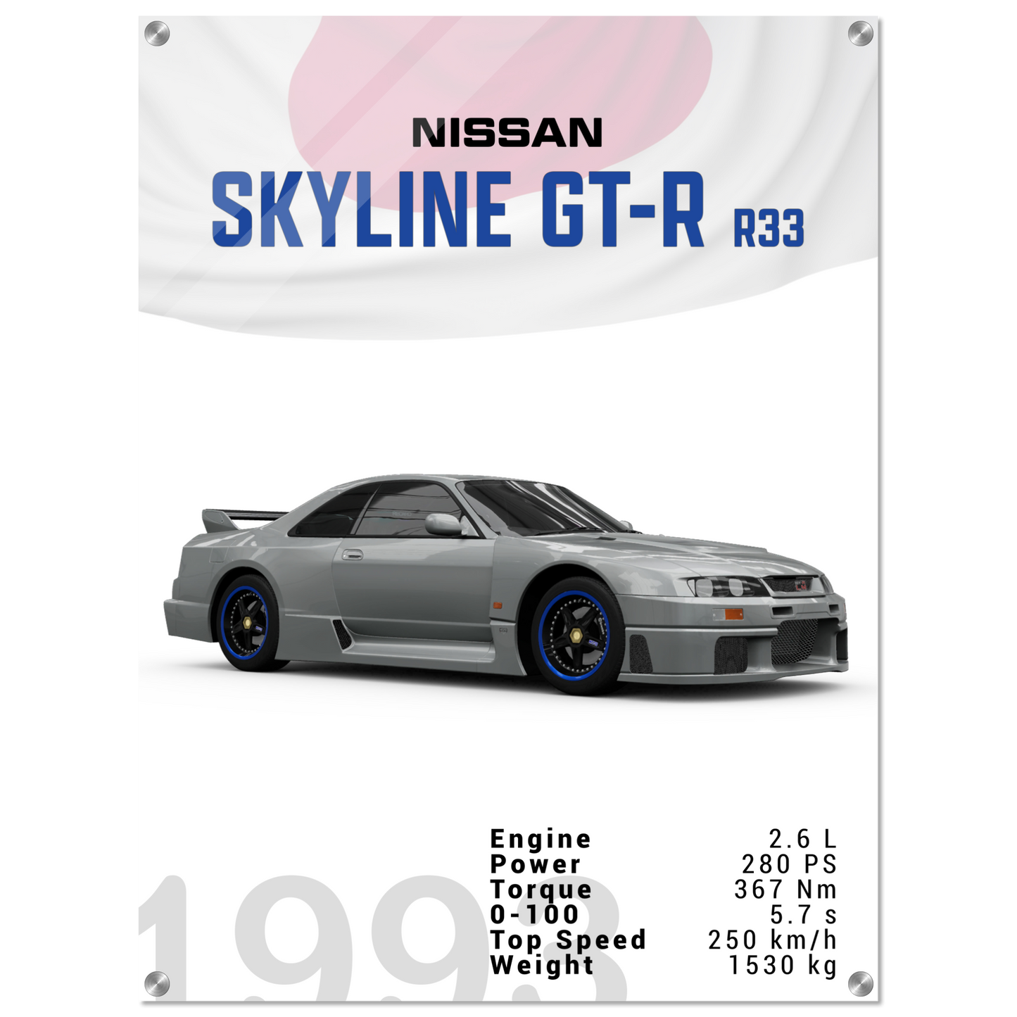 Nissan Skyline GT-R R33 (NISSAN04)