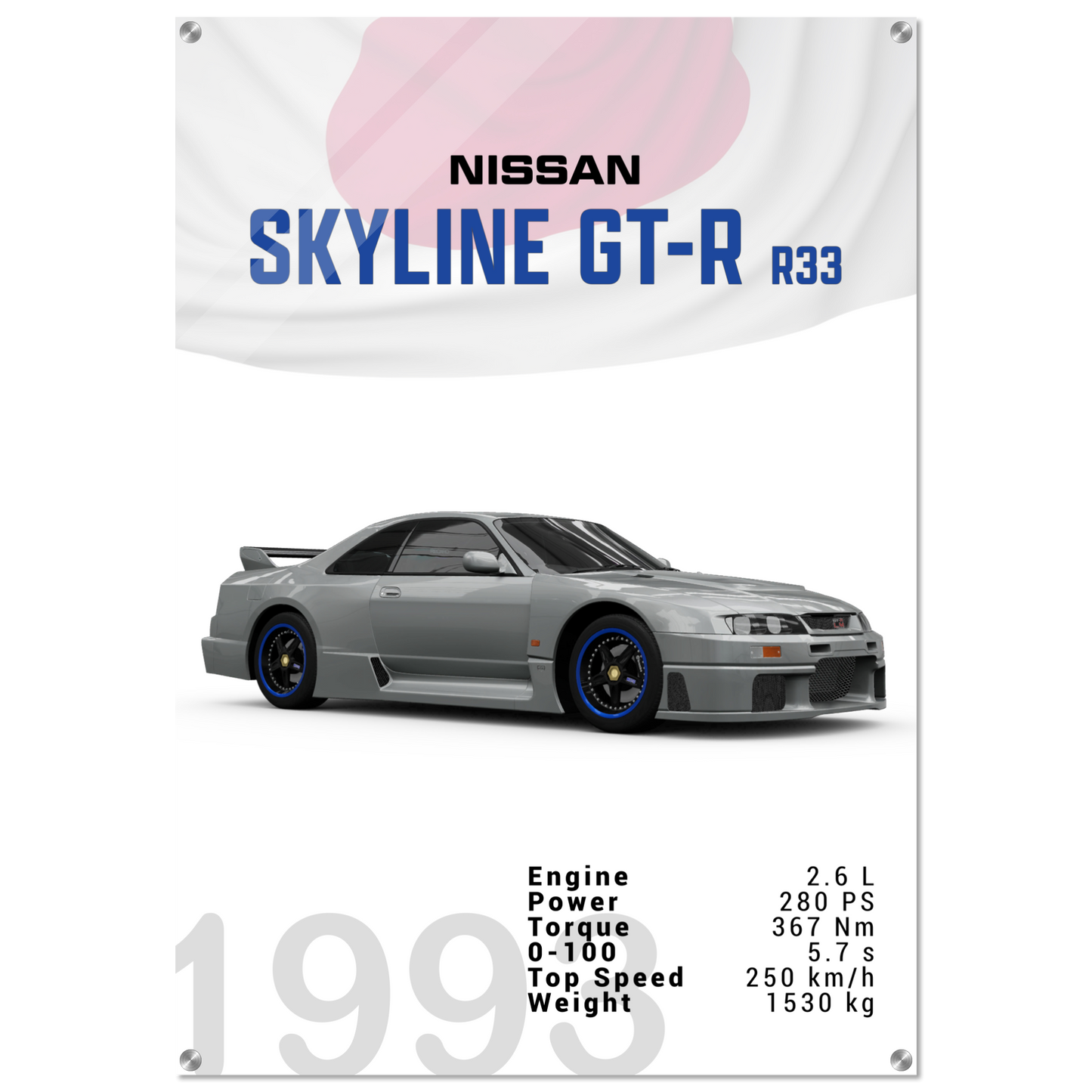 Nissan Skyline GT-R R33 (NISSAN04)
