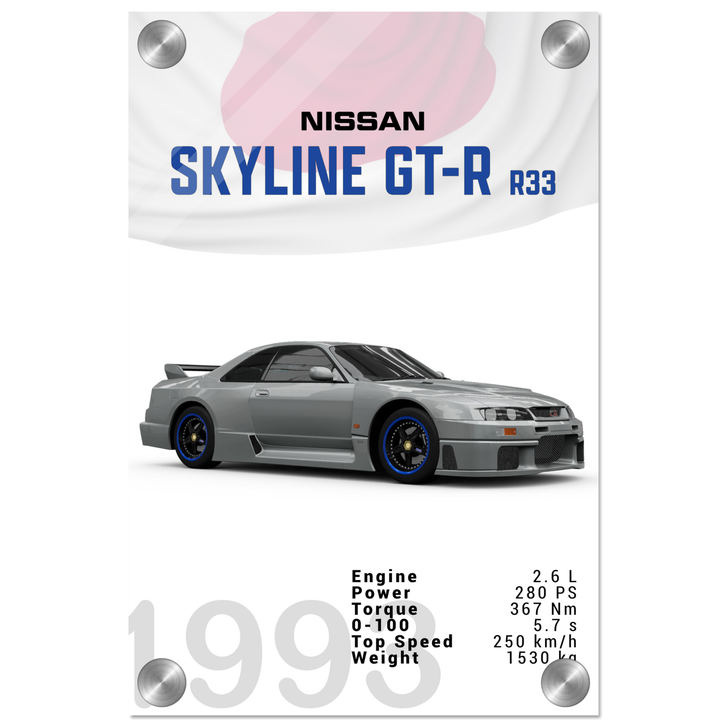 Nissan Skyline GT-R R33 (NISSAN04)