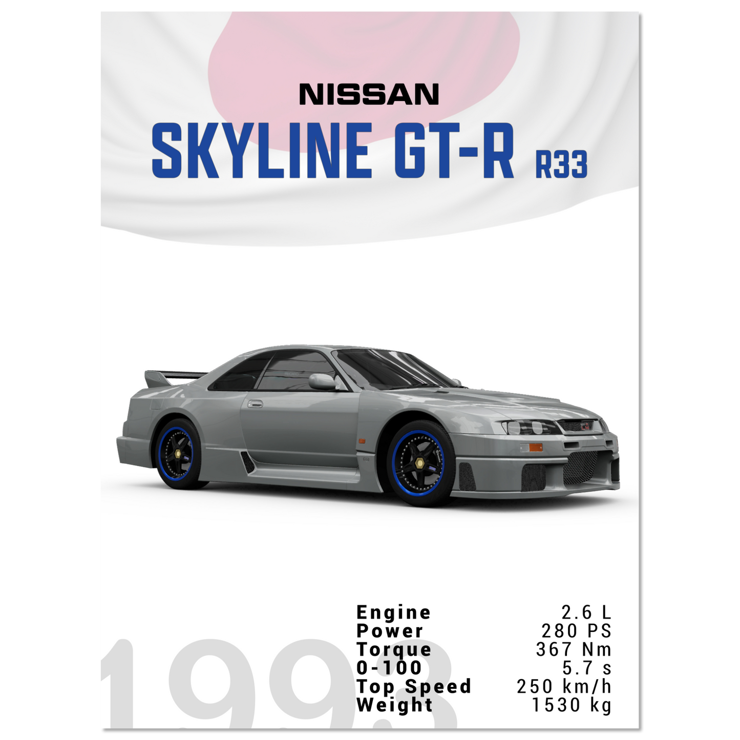 Nissan Skyline GT-R R33 (NISSAN04)