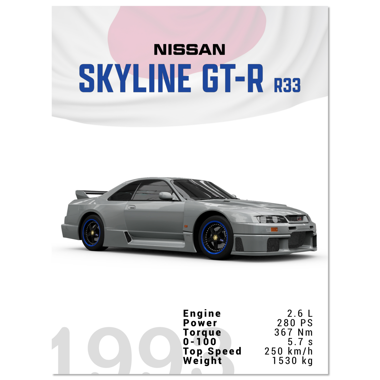 Nissan Skyline GT-R R33 (NISSAN04)