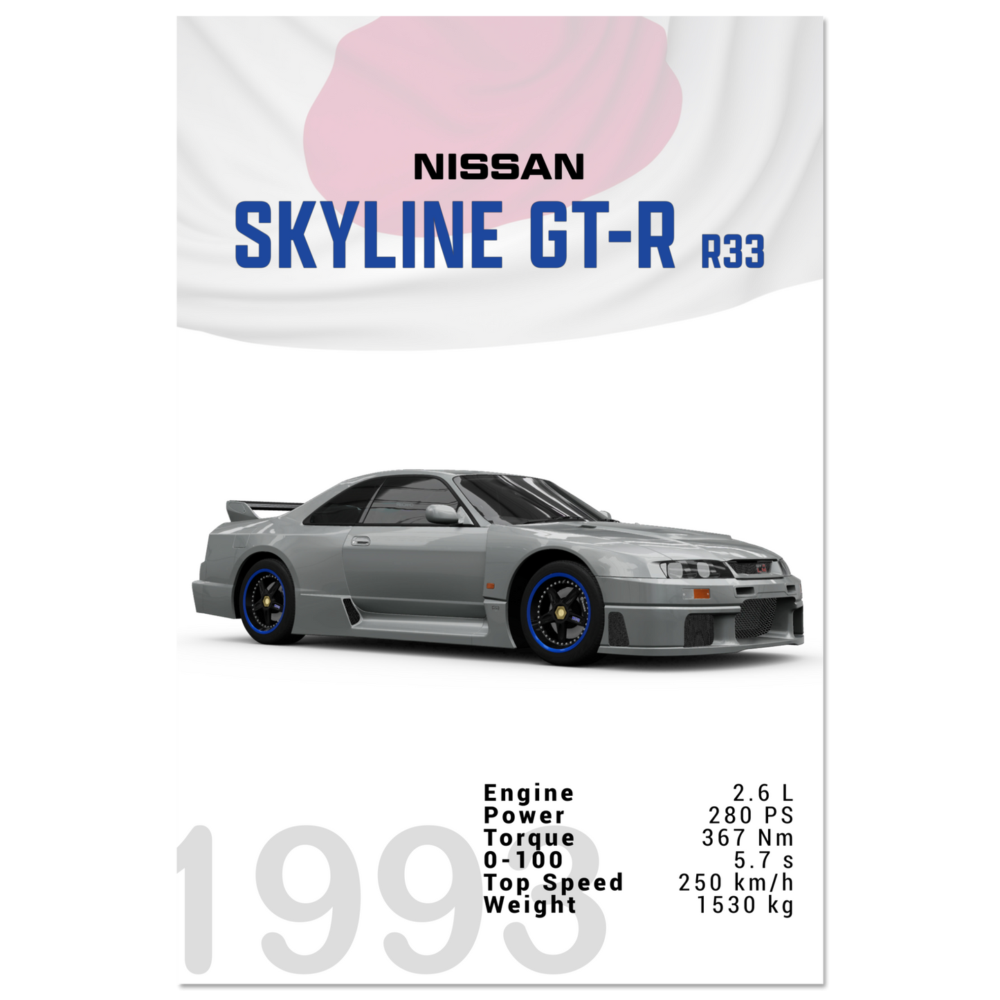 Nissan Skyline GT-R R33 (NISSAN04)