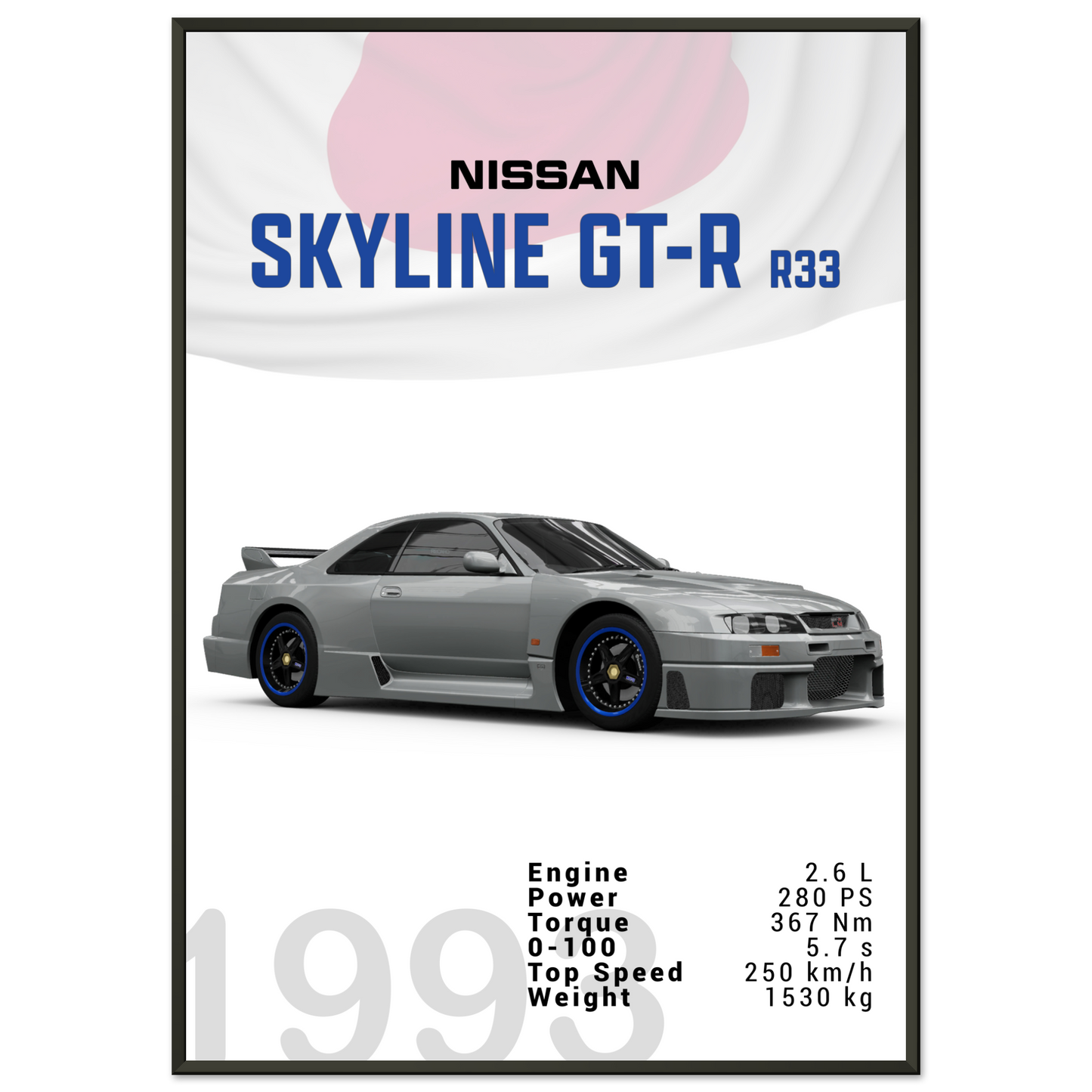 Nissan Skyline GT-R R33 (NISSAN04)