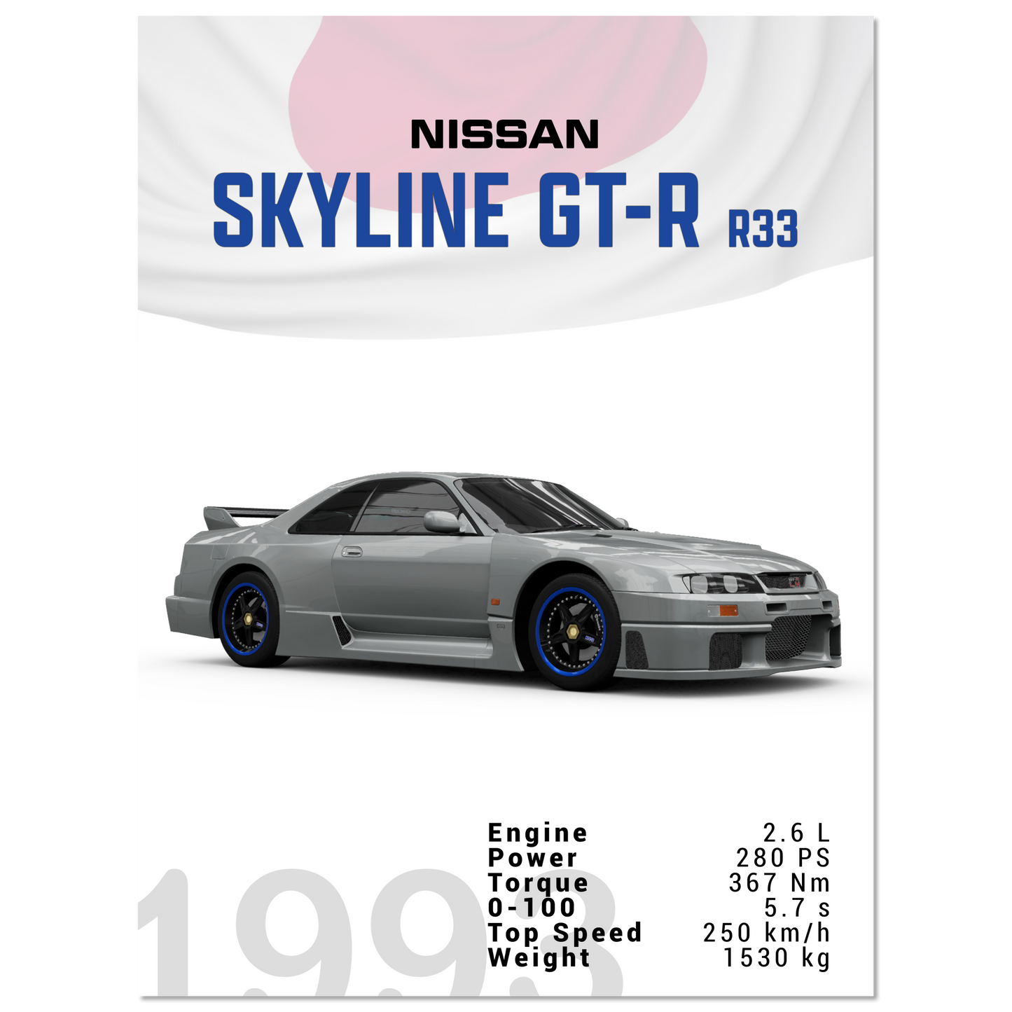 Nissan Skyline GT-R R33 (NISSAN04)