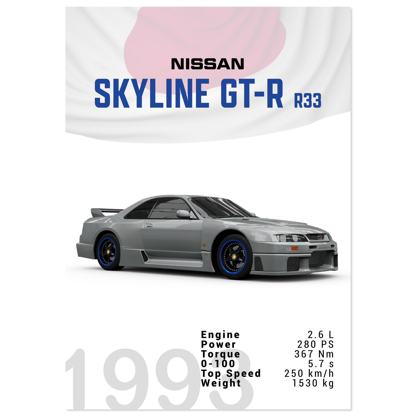 Nissan Skyline GT-R R33 (NISSAN04)