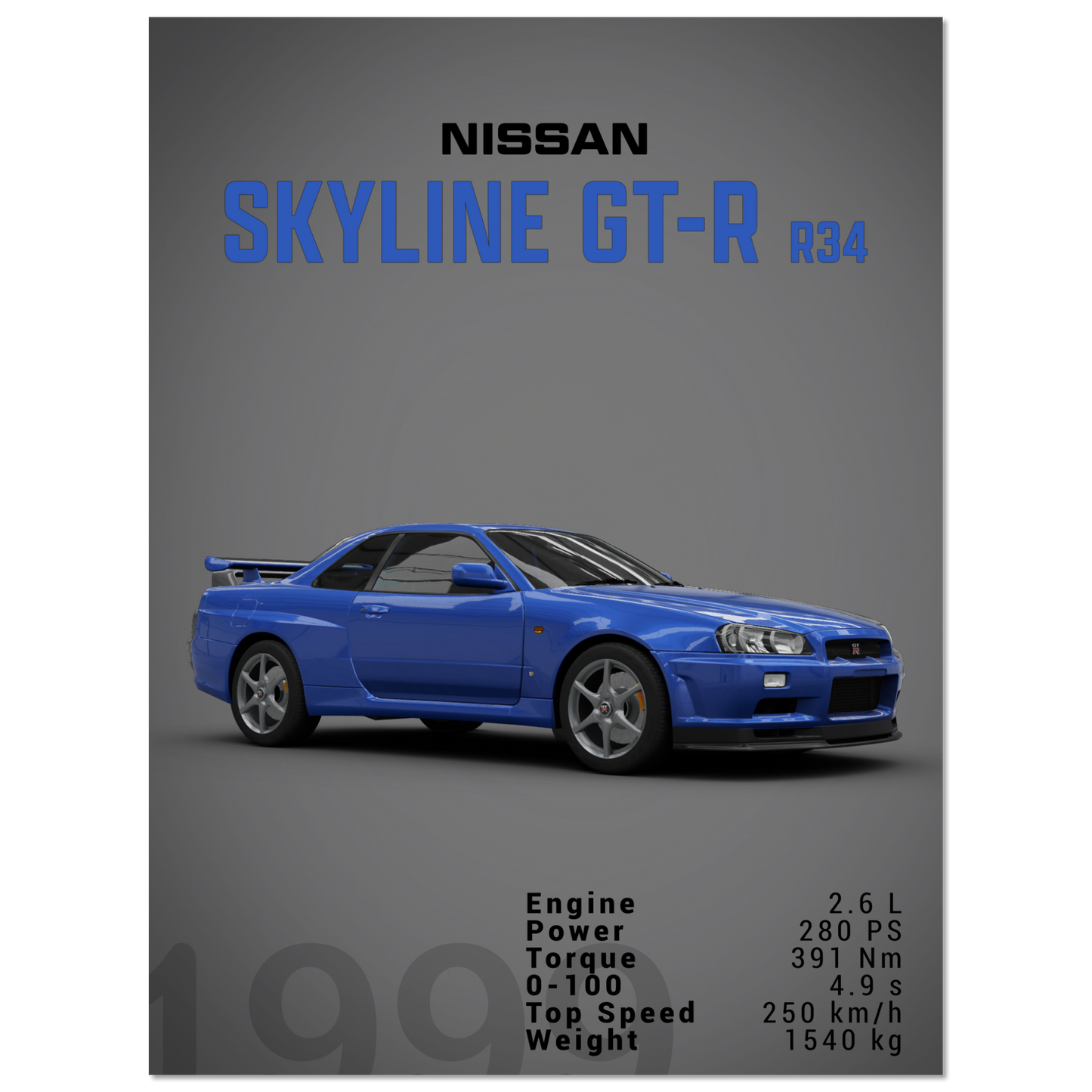 Nissan Skyline GT-R R34 (NISSAN05D)