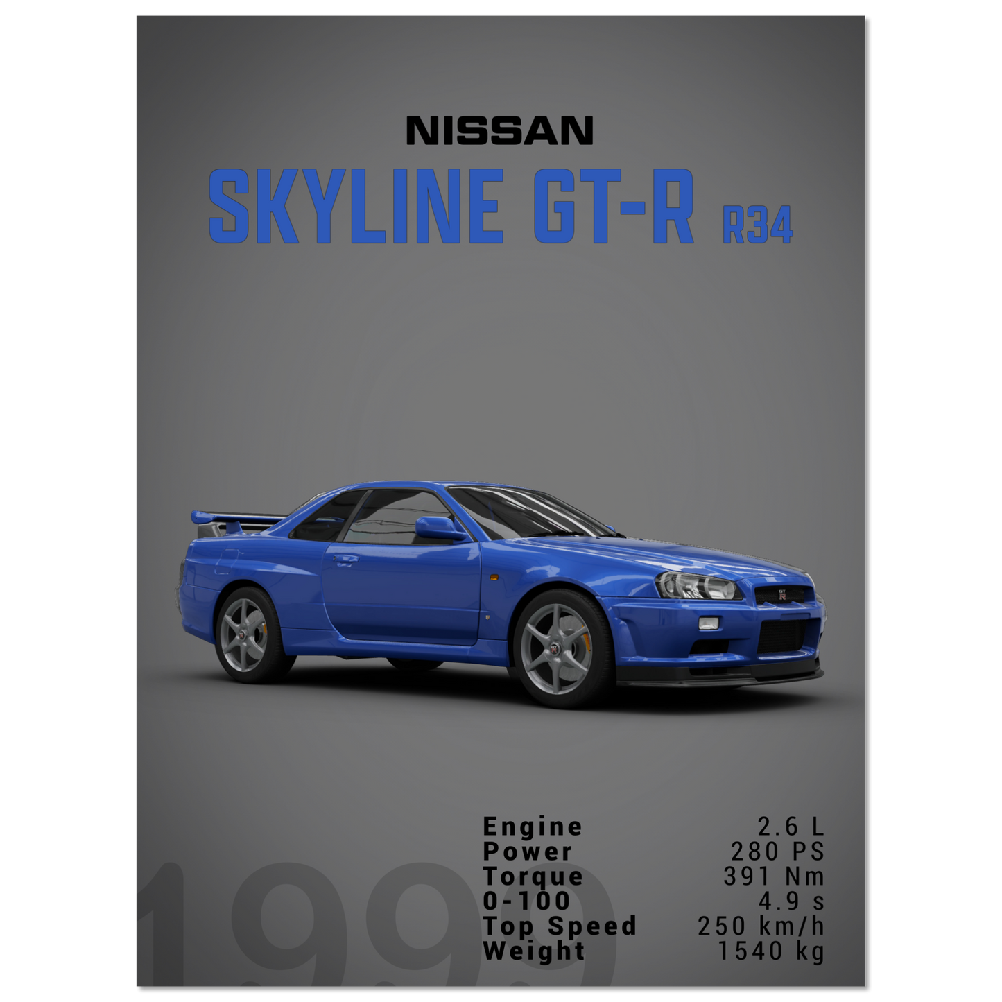 Nissan Skyline GT-R R34 (NISSAN05D)