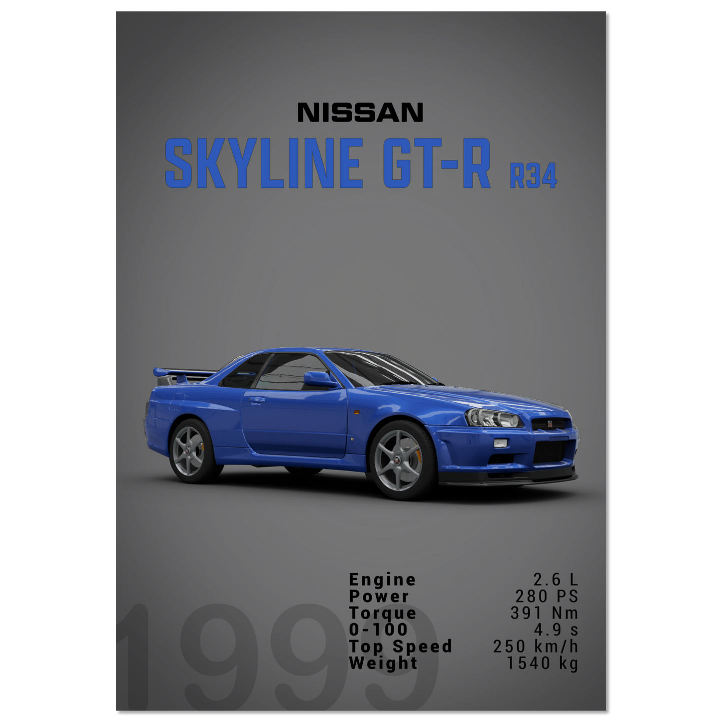 Nissan Skyline GT-R R34 (NISSAN05D)