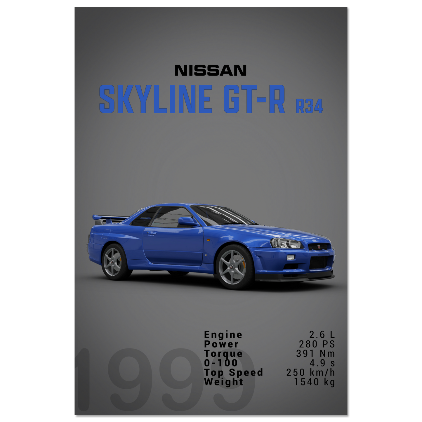 Nissan Skyline GT-R R34 (NISSAN05D)