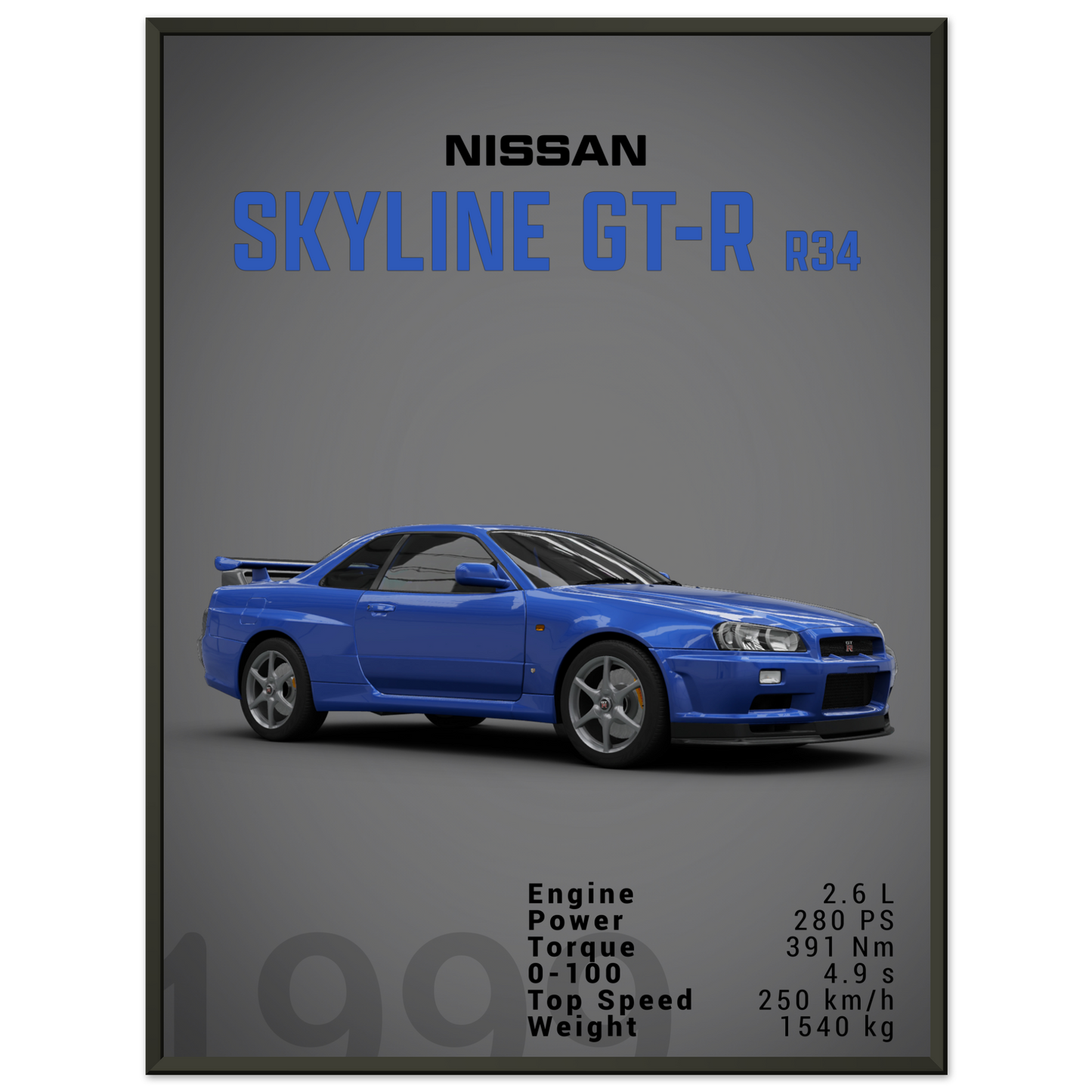 Nissan Skyline GT-R R34 (NISSAN05D)